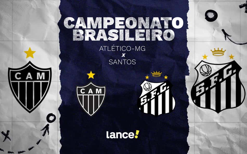 Atlético-MG x Santos: onde assistir ao vivo e escalações do jogo pelo Brasileirão