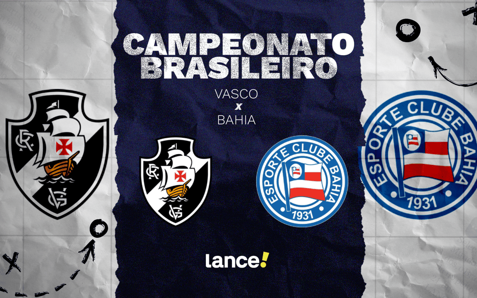 Vasco x Bahia: onde assistir, horário e prováveis escalações do jogo pelo Brasileirão