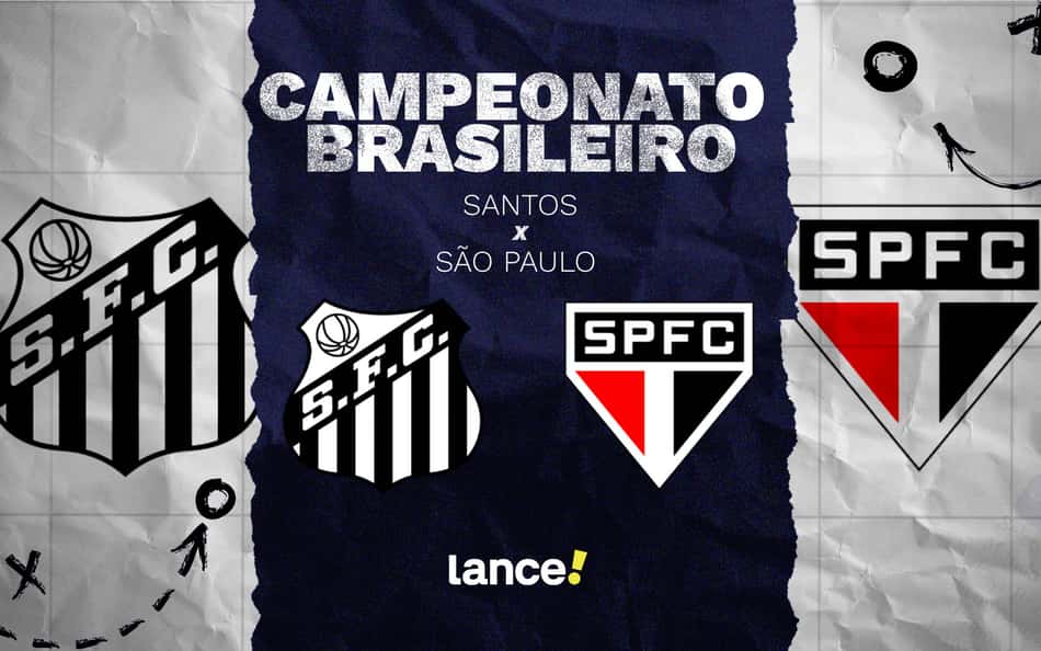 Santos x São Paulo: onde assistir ao vivo e escalações do jogo pelo Brasileirão