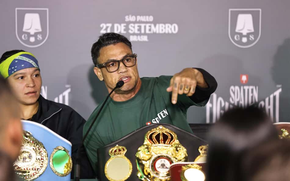 Wanderlei e Popó trocam farpas sobre pesagem do Spaten Fight Night: 'Bunda mole'