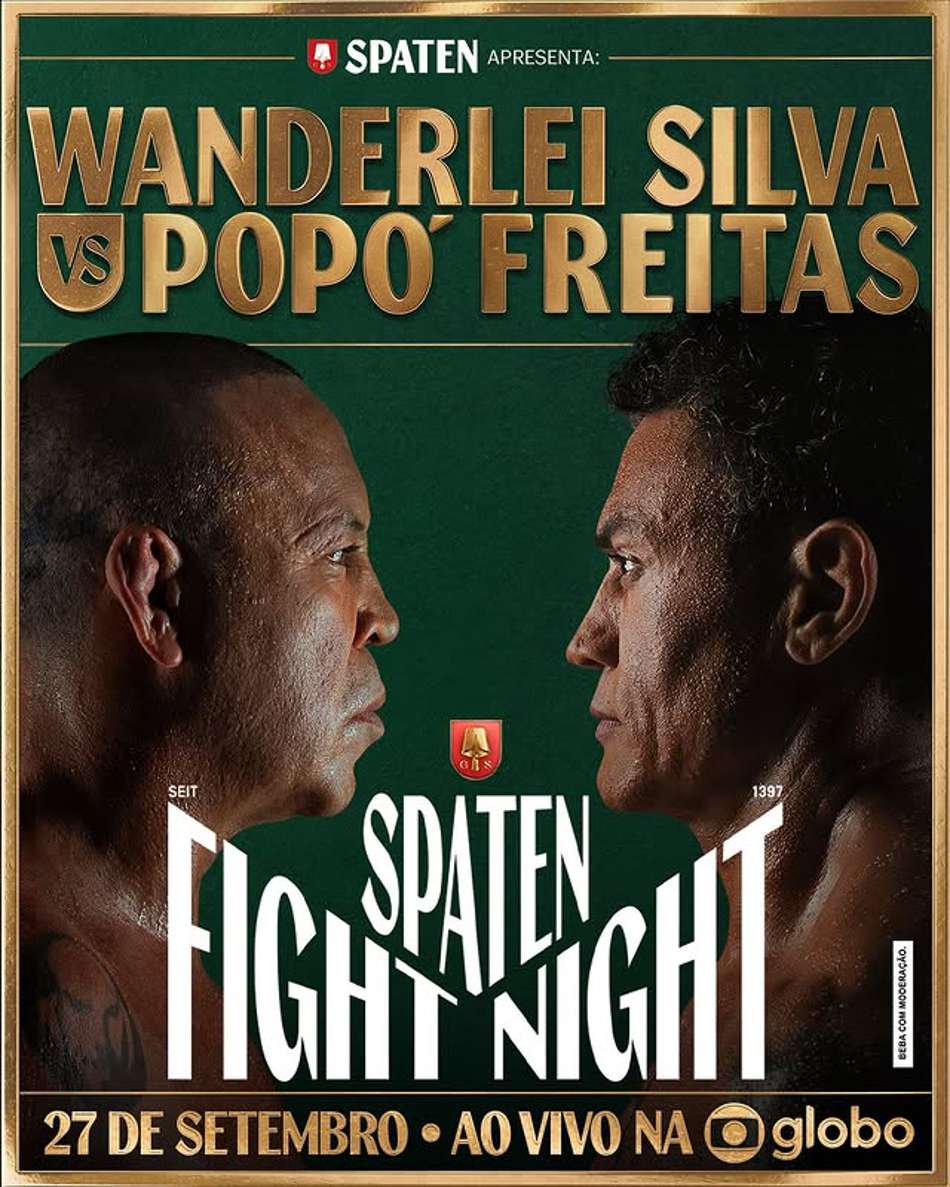 Popó enfrenta Wanderlei Silva no Spaten Fight Night (Foto: Reprodução Instagram Spaten)