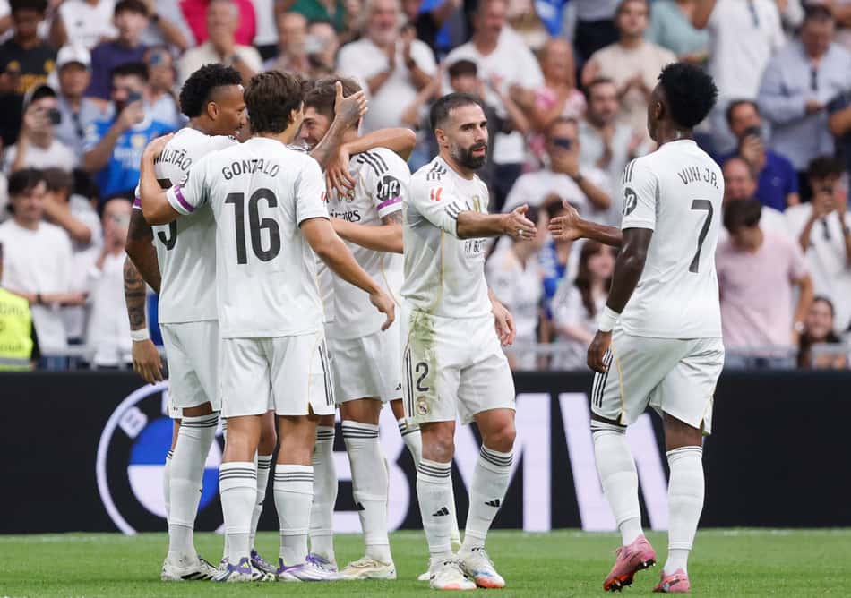 O Real Madrid visita o Levante nesta terça-feira em jogo válido por La Liga (Foto: Oscar DEL POZO / AFP)