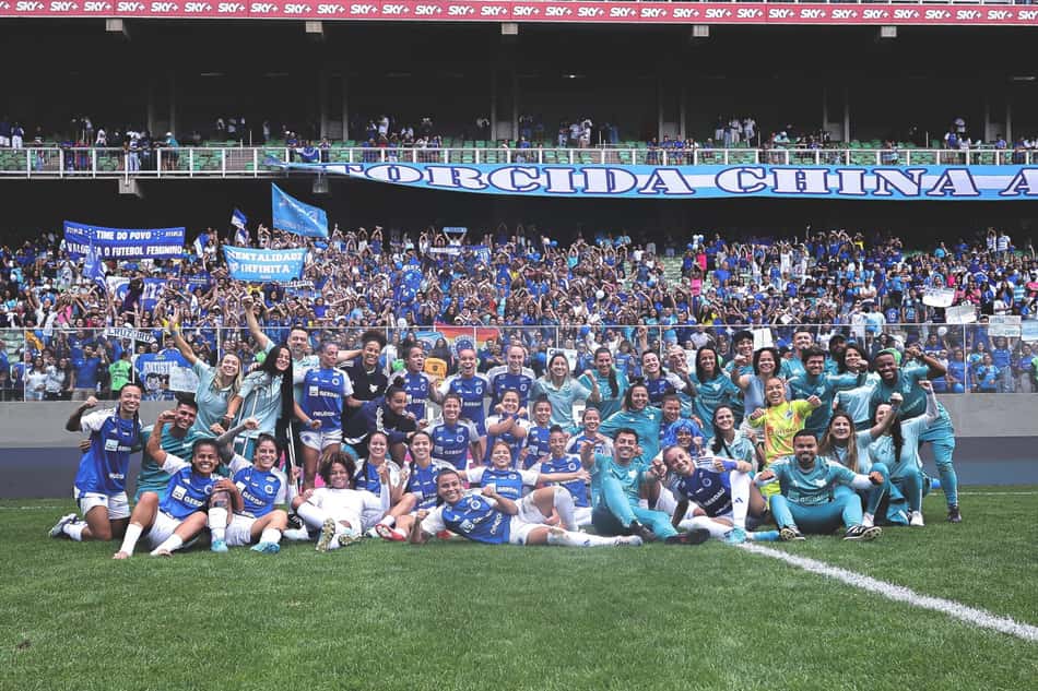 Cruzeiro alcança públicos expressivos no Brasileirão Feminino. (Foto: Gustavo Martins/ Cruzeiro)