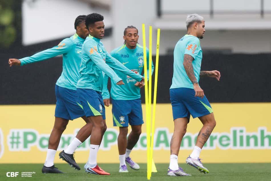treino Seleção Brasileira