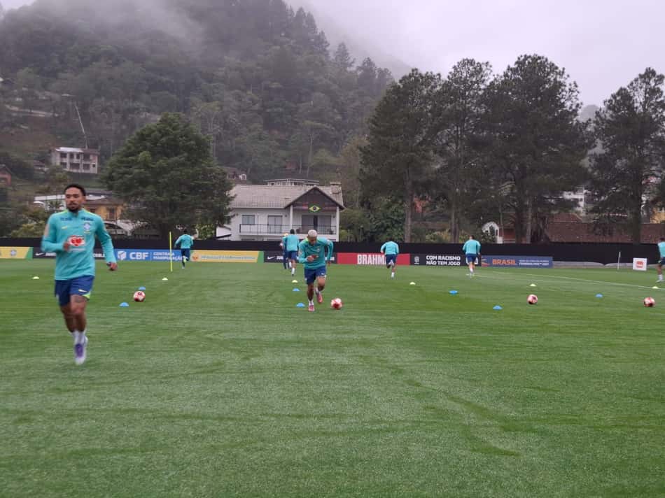 Seleção fez penúltimo treino na Granja Comary neste domingo