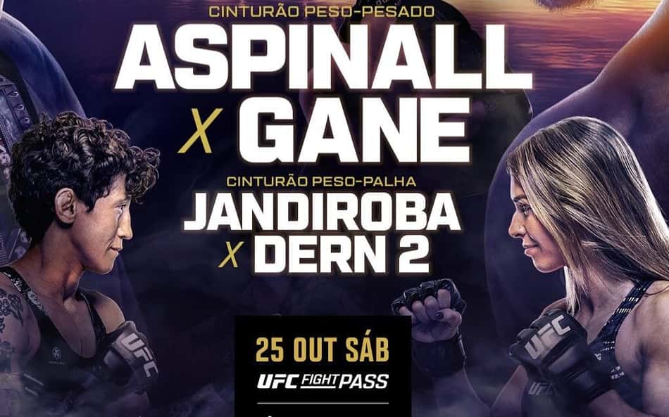 UFC divulga pôster oficial de evento com luta de título entre brasileiras
