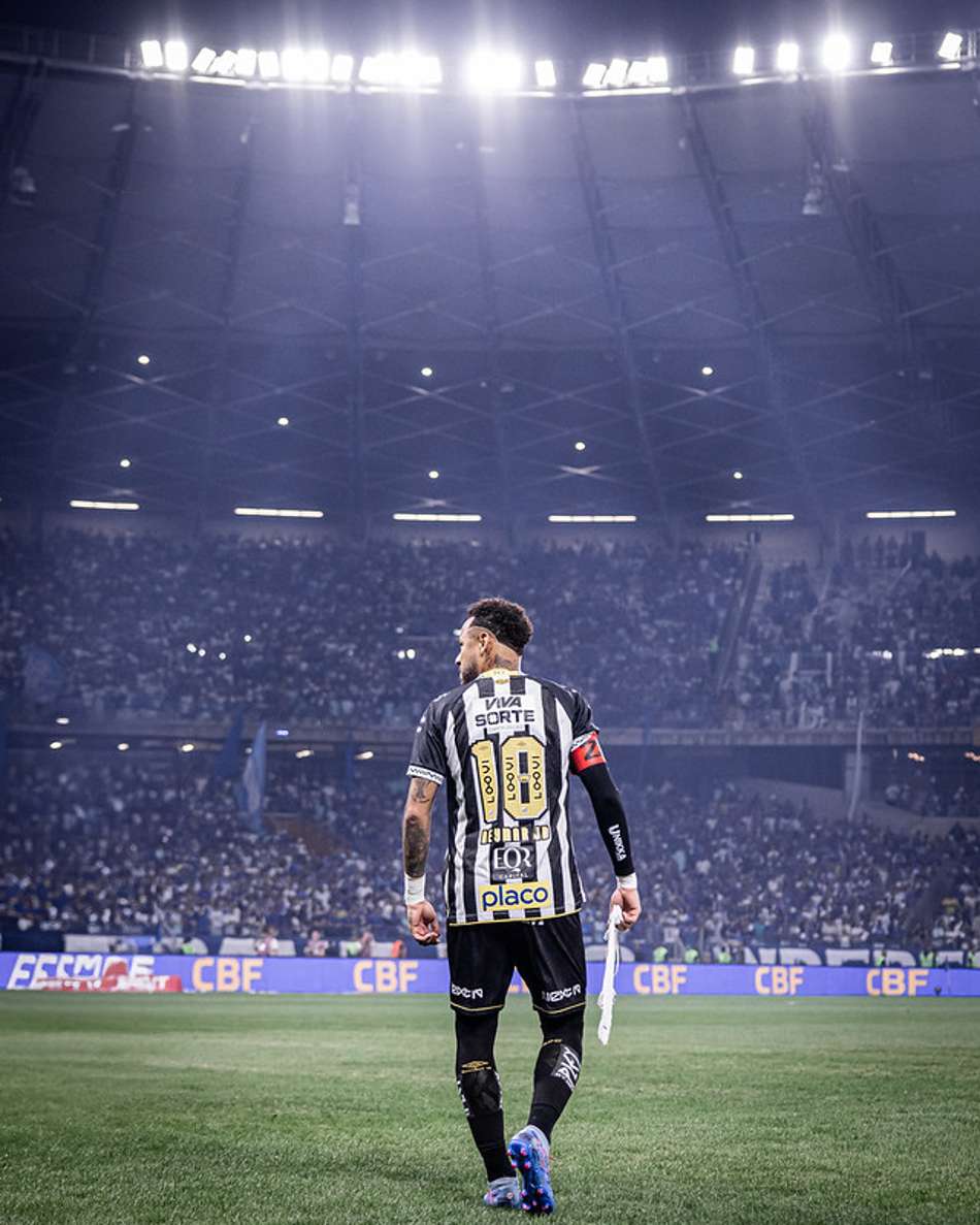 Neymar foi titular do Santos na vitória diante do Cruzeiro, no Mineirão. (Foto: Raul Baretta/ Santos FC)