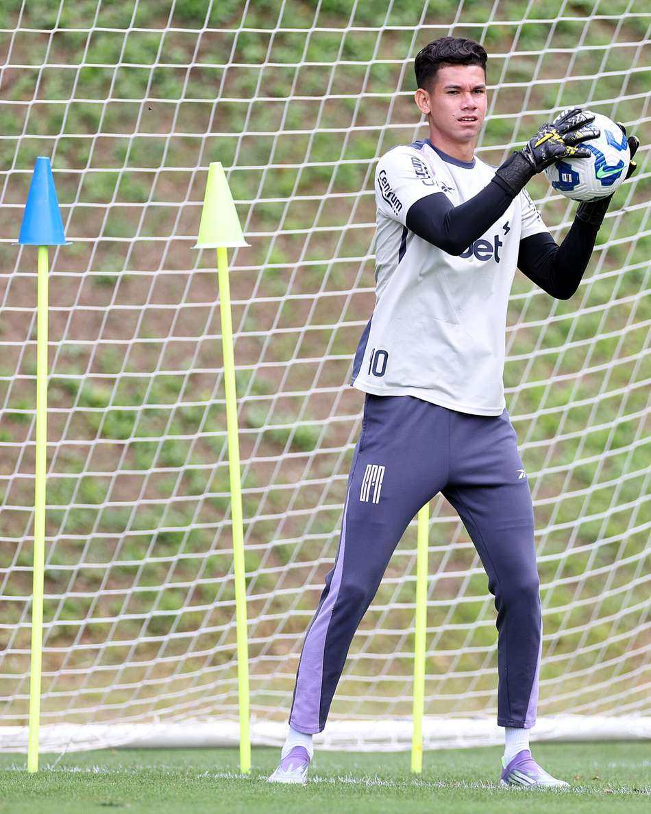 Cristhian Loor em treino do Botafogo (Foto: Vítor Silva/Botafogo)