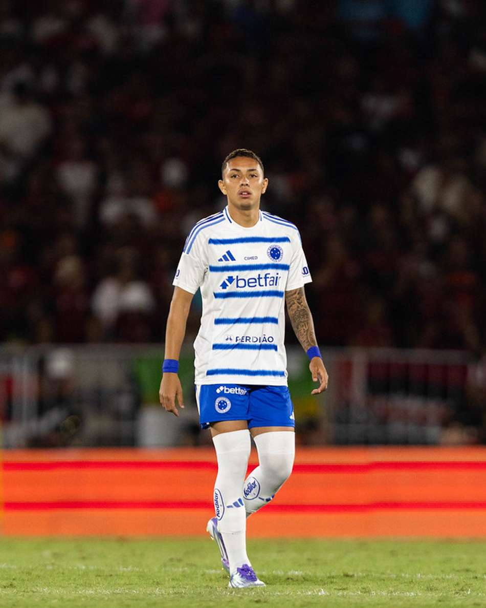 Lateral Kauã Moraes, do Cruzeiro (Foto: Thaís Magalhães/Cruzeiro)