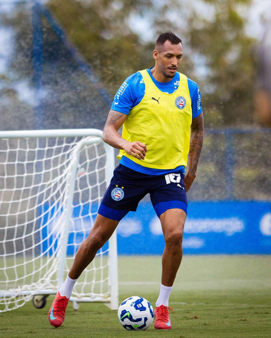 David Duarte em treino do Bahia (Foto: Letícia Martins/EC Bahia)
