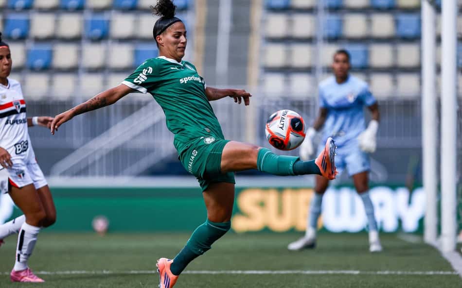 Amanda Gutierres foi a maior venda do futebol feminino brasileiro. (Foto: Rebeca Reis/Ag.Paulistão)