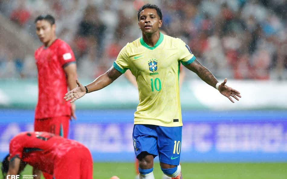 Rodrygo destaca recado de Ancelotti na vitória do Brasil: 'Sabíamos disso'