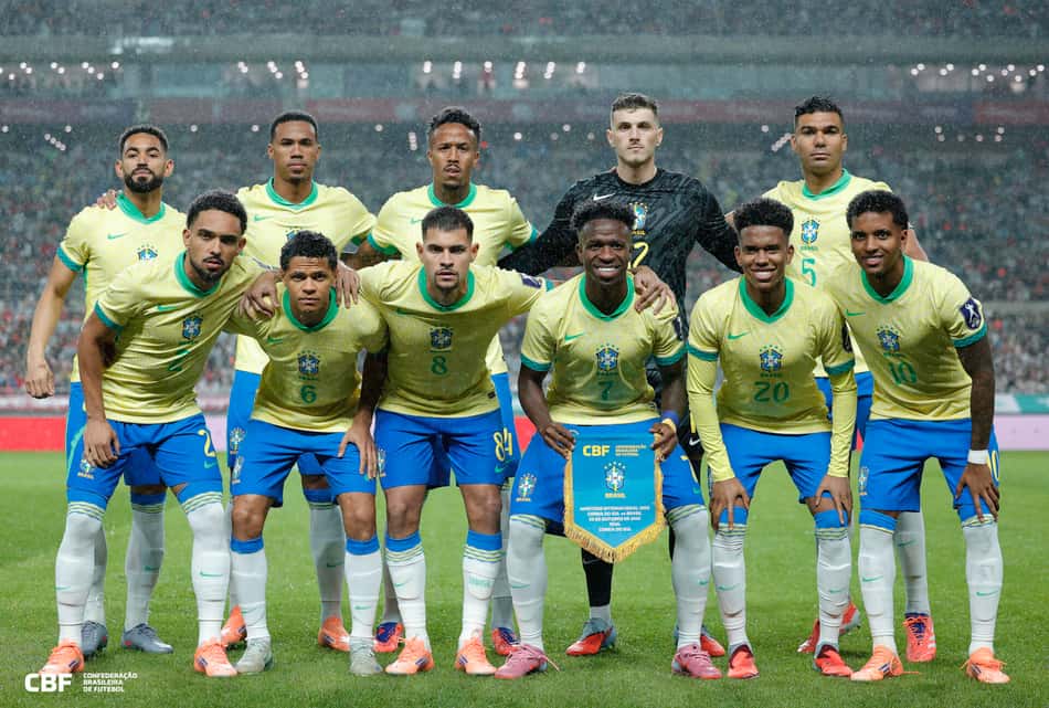 Brasil venceu por 5 a 0 (Foto: Rafael Ribeiro/ CBF)