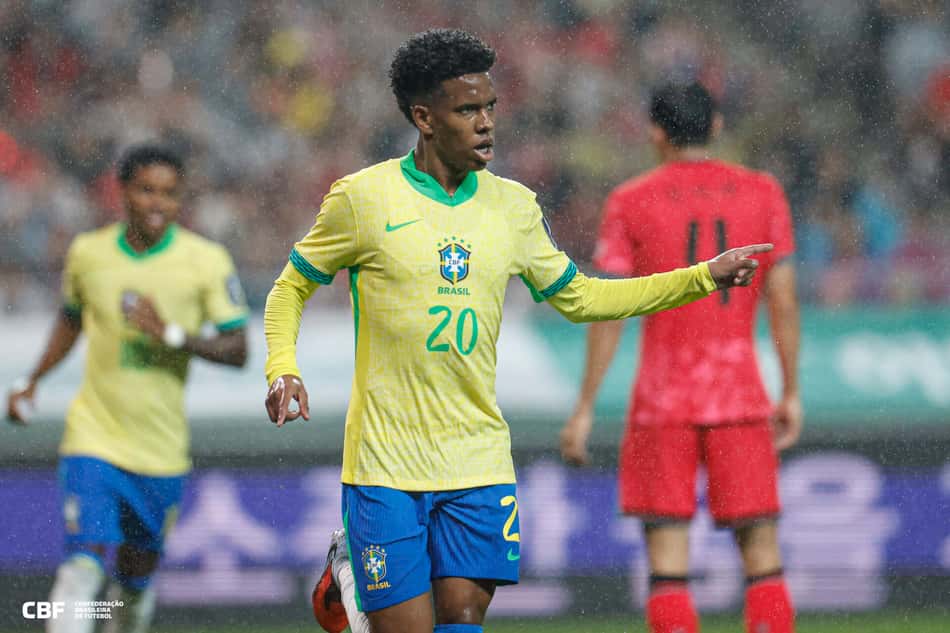 Estêvão atacante Seleção Brasileira Brasil