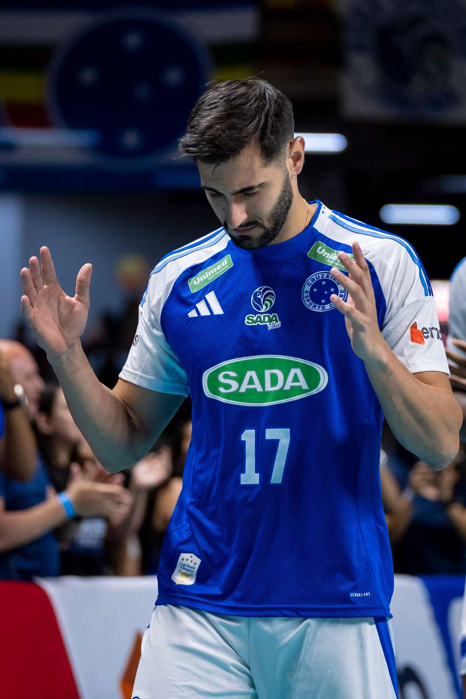 Alexandre na final do Mineiro de Vôlei 2025 (Foto: Agência i7/Sada Cruzeiro)