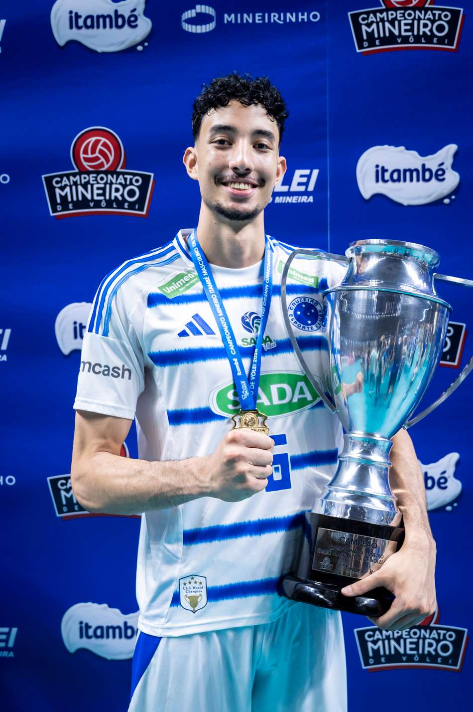 Velasco na final do Mineiro de Vôlei 2025 (Foto: Agência i7/Sada Cruzeiro)
