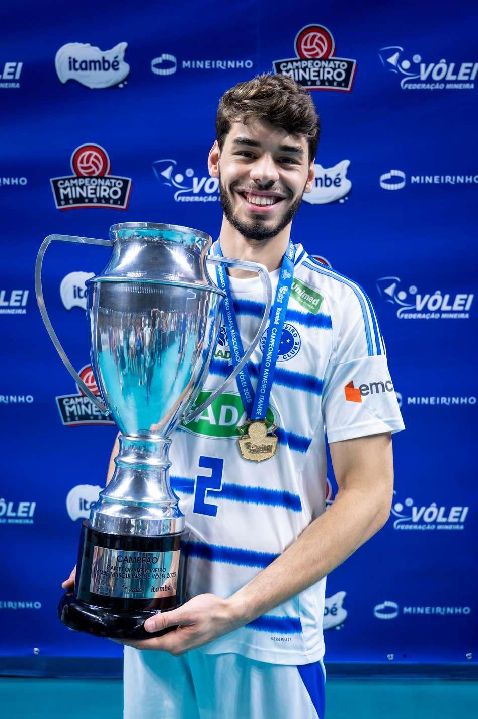 Willian na final do Mineiro de Vôlei 2025 (Foto: Agência i7/Sada Cruzeiro)