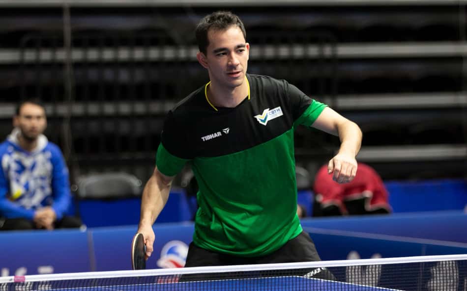 Hugo Calderano no Pan-Americano 2025 (Foto: ITTF Americas)