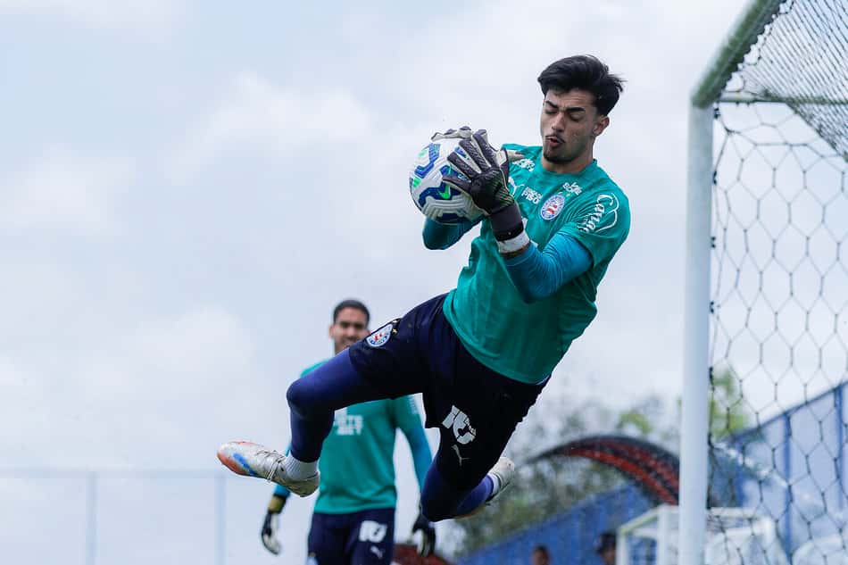 Jampa em treino do Bahia (Foto: Rafael Rodrigues / EC Bahia)