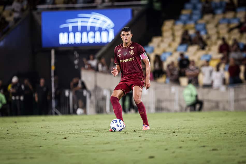 Thiago Silva em ação em Fluminense x Juventude (Foto: Marina Garcia/ Fluminense)