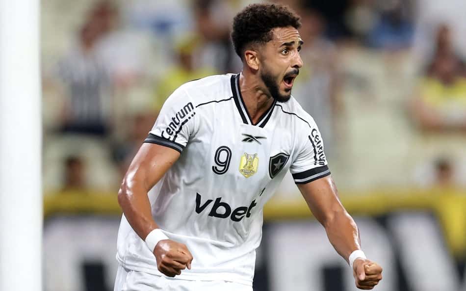 Chris Ramos comemorando gol do Botafogo (Foto: Vítor Silva/Botafogo)