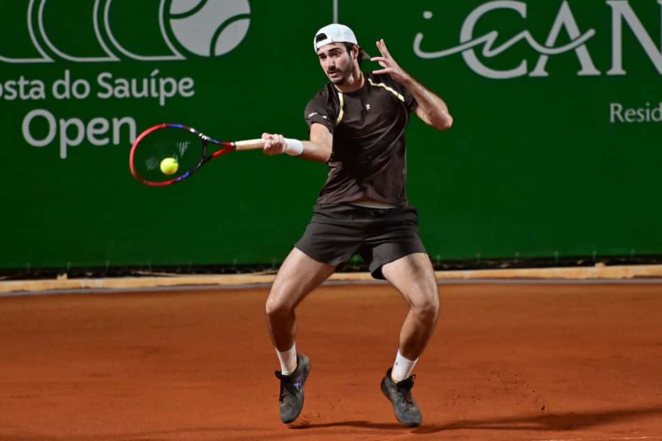 Gustavo Heide na vitória na estreia no Costa do Sauípe Open (João Pires/Fotojump)