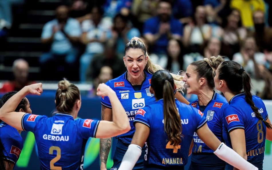 Minas vence Mackenzie em partida da Superliga feminina (Foto: Divulgação / MTC)