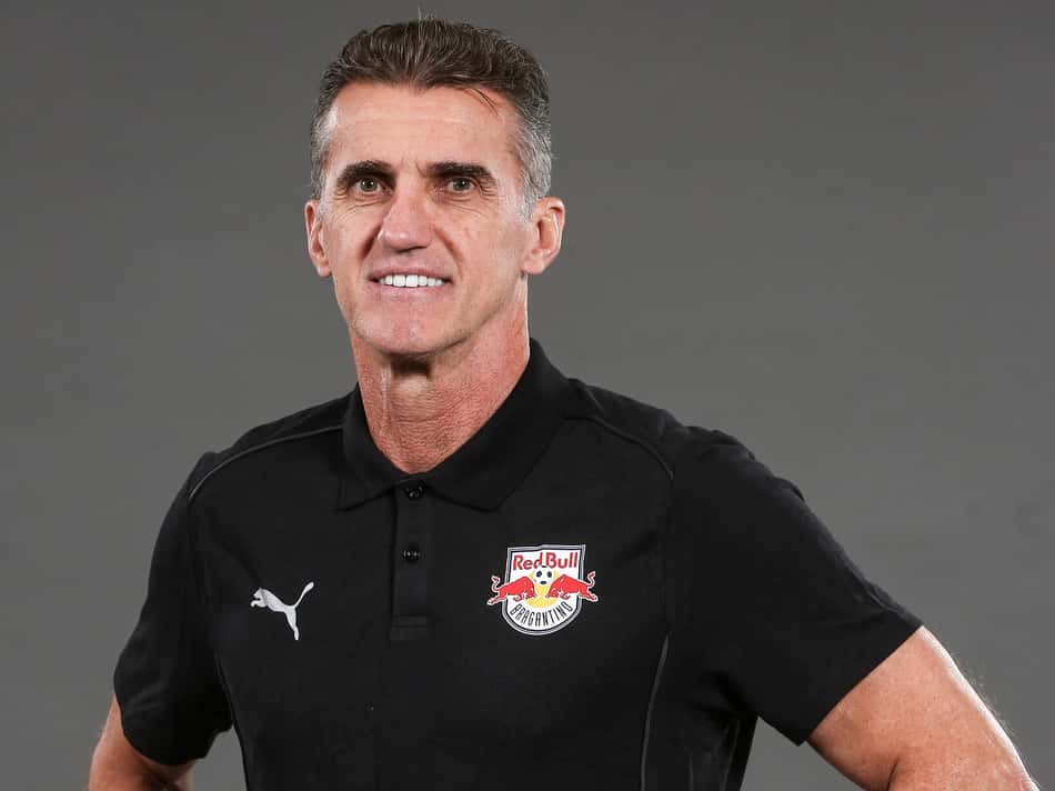 Apresentação de Mancini ao Bragantino (Foto: Ari Ferreira/Red Bull Bragantino)