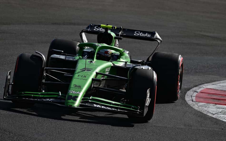 Gabriel Bortoleto, da Sauber, no GP da Itália de F1 (Foto:Philippe Lopez / AFP)