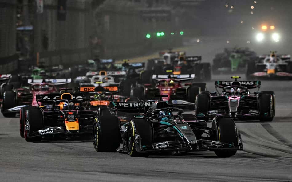 AO VIVO: acompanhe a corrida do GP de Singapura de F1