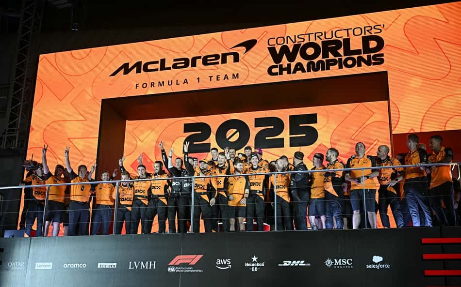 McLaren é campeã da F1 2025 e iguala recorde da Red Bull