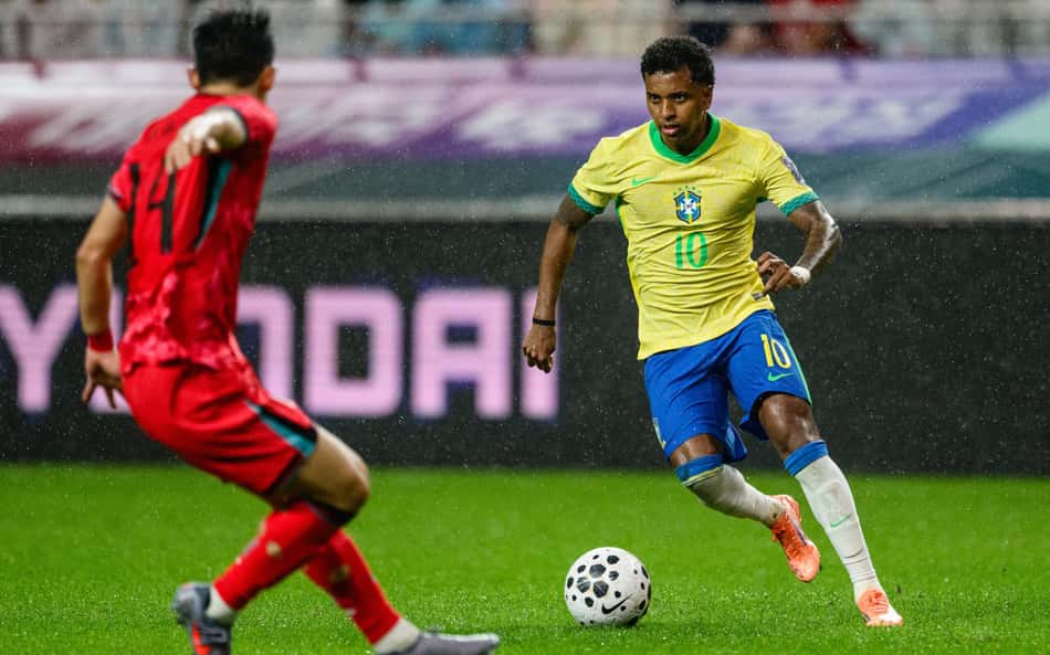 Em busca de centroavante, Brasil vê Rodrygo comandar ataque da Seleção antes da Copa