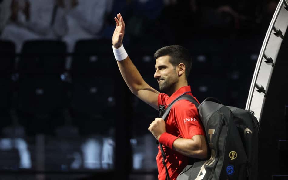 Djokovic perde 1º set para Fritz e abandona disputa pelo pódio; confira