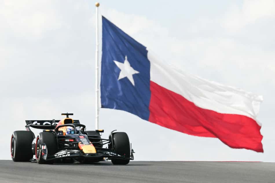 Max Verstappen no GP dos EUA de F1 (Foto: RONALDO SCHEMIDT / AFP)