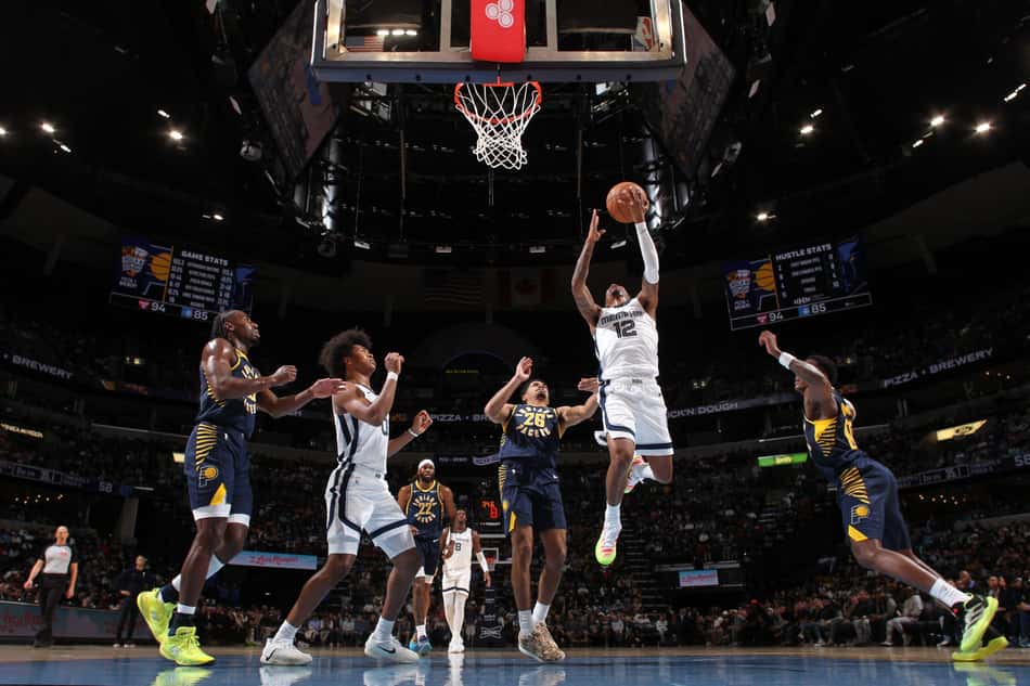 Indiana Pacers x Memphis Grizzlies (Foto: JOE MURPHY / NBAE / Getty Images via AFP)
