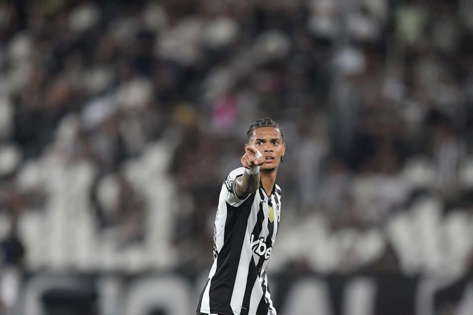 Newton é um dos destaques do Botafogo nos últimos jogos (Foto: Thiago Ribeiro/AGIF)