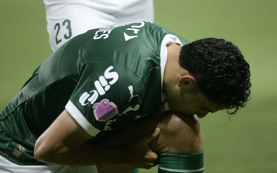 Bruno Rodrigues se emociona após marcar pelo Palmeiras: 'Tudo que eu queria era fazer o gol'