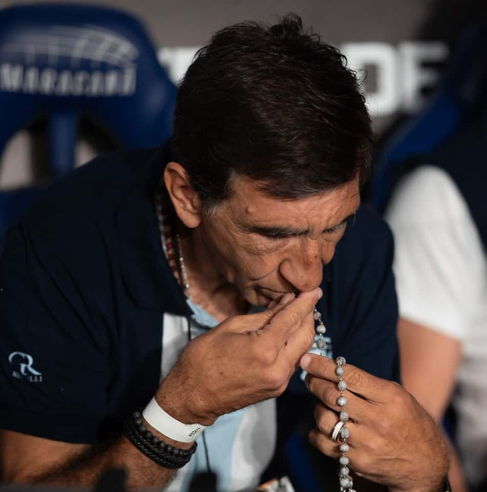 Gustavo Costas em Flamengo x Racing pela Libertadores (Foto: Jorge Rodrigues/AGIF)