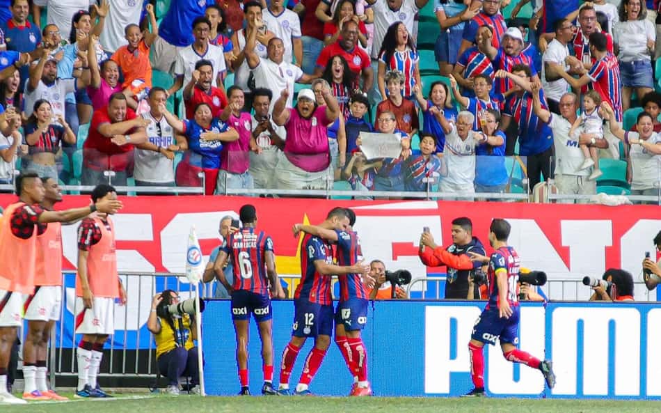 Melhores momentos: Flamengo tem dois expulsos, e Bahia vence na Fonte Nova