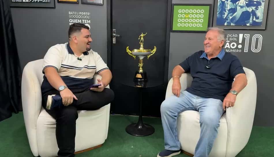 Zico, ídolo do Flamengo, em entrevista ao Lance! (Foto: Bruno Vaz/Lance!)