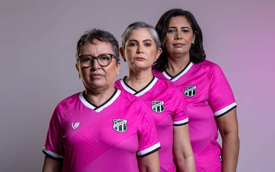Ceará lança camisa em campanha de Outubro Rosa; confira fotos