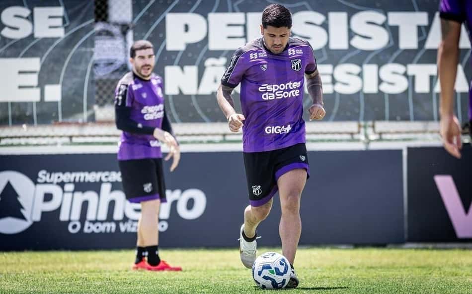 Ceará desembarca para enfrentar o Atlético-MG; veja escalação