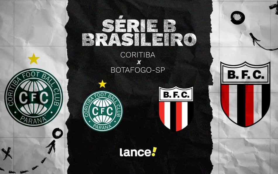 Coritiba x Botafogo-SP: onde assistir ao vivo, horário e escalações do jogo pela Série B