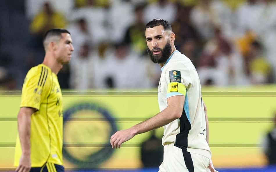 Cristiano Ronaldo tem atuação apagada, Benzema marca e elimina Al-Nassr