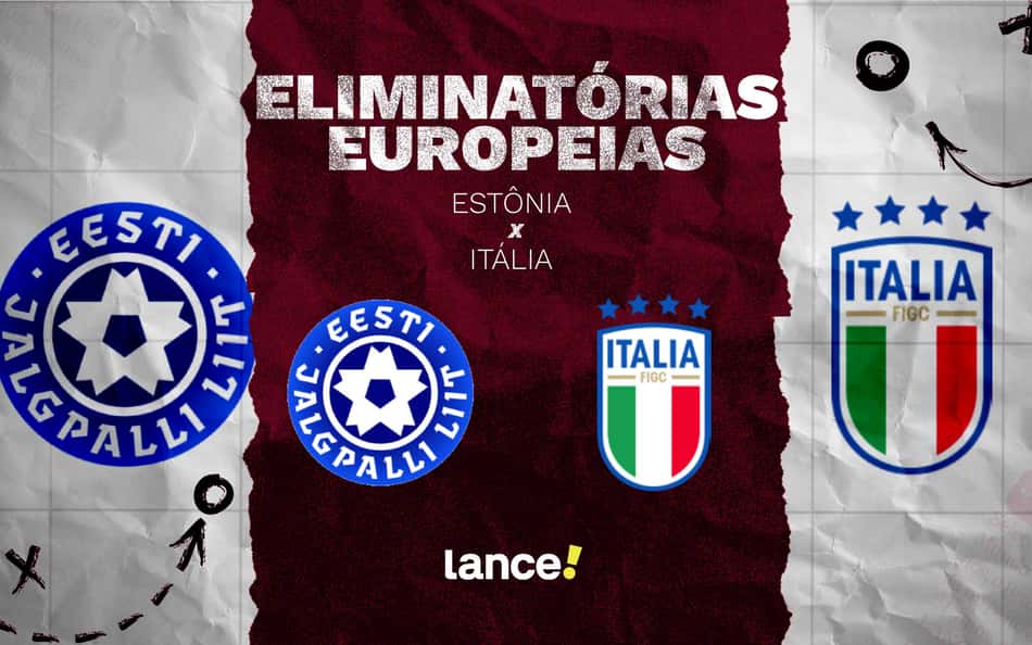Estônia x Itália: onde assistir ao vivo, horário e escalações do jogo pelas Eliminatórias Europeias