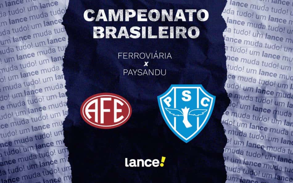 Ferroviária x Paysandu: onde assistir ao vivo, horário e escalações do jogo pela Série B