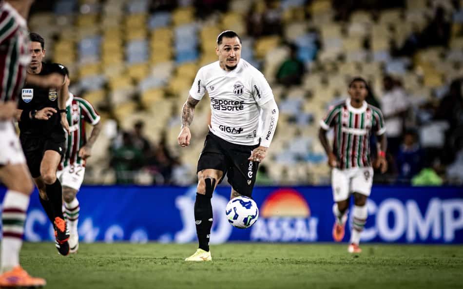 Partida entre Fluminense e Ceará, pelo Brasileirão (Foto: Gabriel Silva/Ceará SC)
