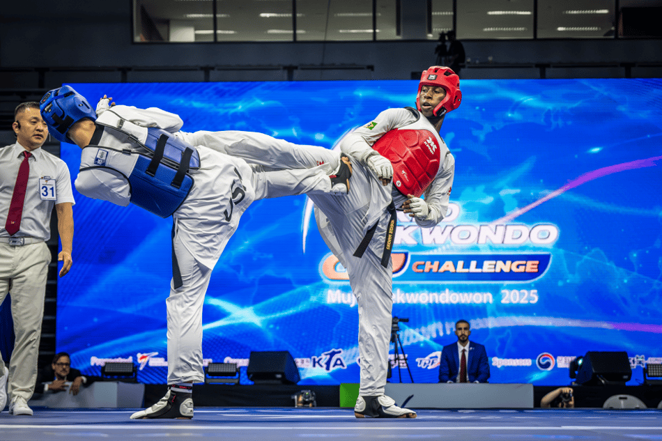 Henrique Marques ganhou Bronze no Grand Prix em Muju neste ano (Foto: World Taekwondo)