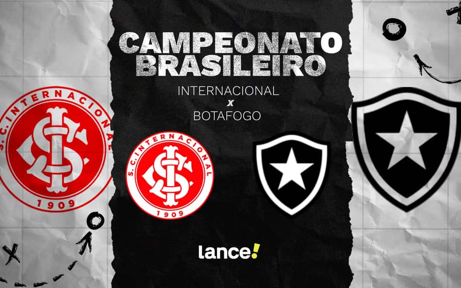 Internacional x Botafogo: onde assistir ao vivo, horário e escalações do jogo
