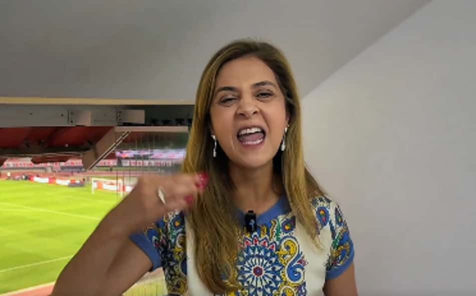 Leila Pereira ironiza críticas de Bap e dispara: 'Pode ficar tranquilo'